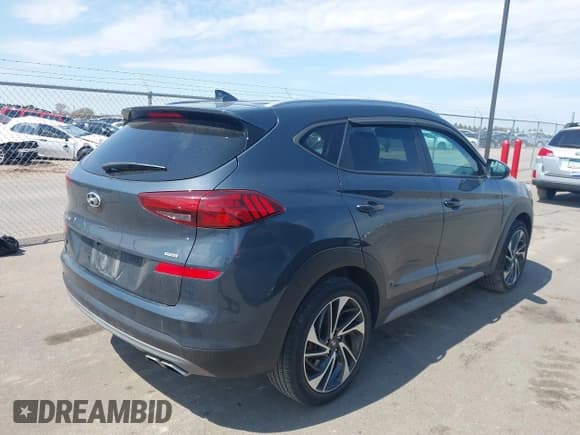 ✅ 2021 Hyundai Tucson Ultimate • VIN: KM8J3CAL3MU406743 • Lot: 42107419. Listed on IAAI with 35,279 mi. Free auction sales archive from the USA and detailed vehicle history report at DreamBid. Image 4.