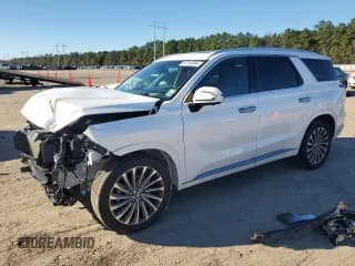 ✅ 2024 Hyundai Palisade Calligraphy • VIN: KM8R74GE1RU688085 • Лот: 82100884. Опубликован ранее на Copart с пробегом 16 958 миль. Бесплатный доступ к архиву аукционных продаж из США и подробный отчёт об истории автомобиля на DreamBid. Изображение 1.