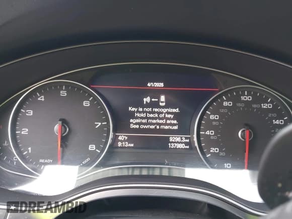 ✅ 2017 Audi A6 Premium Plus • VIN: WAUF2AFC4HN005287 • Lot: 41916107. Listed on IAAI with 137,980 mi. Free auction sales archive from the USA and detailed vehicle history report at DreamBid. Image 7.