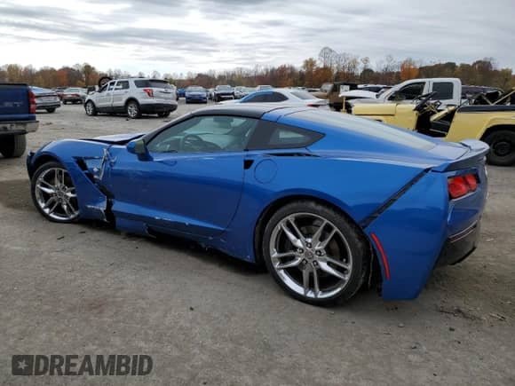 2014 Chevrolet Corvette Z51 3LT с VIN 1G1YL2D78E5126462, выставлен на аукционе Copart как лот 77984904 с пробегом 18 263 миль миль и Списание • Salvage title. История ставок и продаж доступна на DreamBid. Изображение 2.