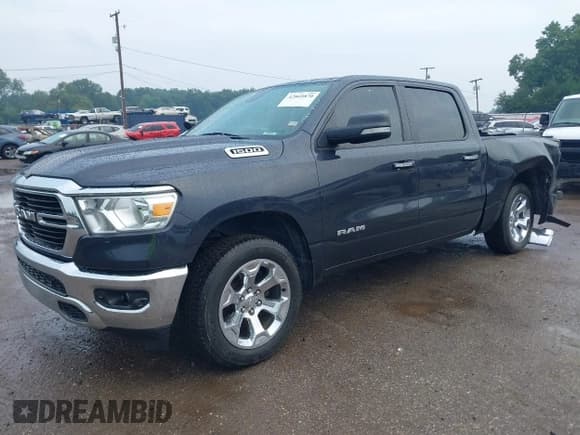 ✅ 2019 Ram 1500 Big Horn • VIN: 1C6RRFFG9KN732922 • Lot: 42869870. Listed on IAAI with 131,965 mi. Free auction sales archive from the USA and detailed vehicle history report at DreamBid. Image 2.