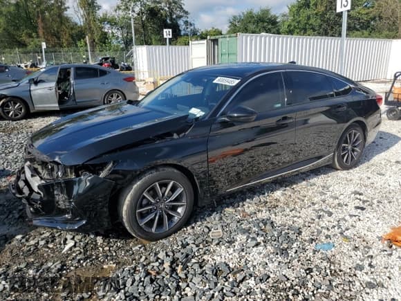 ✅ 2022 Honda Accord EX-L • VIN: 1HGCV1F56NA031442 • Lot: 80859485. Listed on Copart with 35,120 mi. Free auction sales archive from the USA and detailed vehicle history report at DreamBid. Image 1.