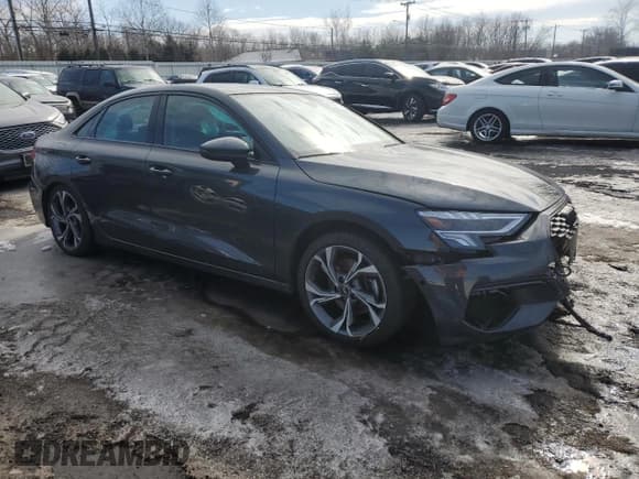 ✅ 2023 Audi A3 Premium • VIN: WAUGUDGY8PA127182 • Lot: 42207745. Wystawiony na Copart z przebiegiem 16 151 mil. Bezpłatny archiwum sprzedaży aukcyjnych z USA i szczegółowy raport historii pojazdu na DreamBid. Zdjęcie 4.