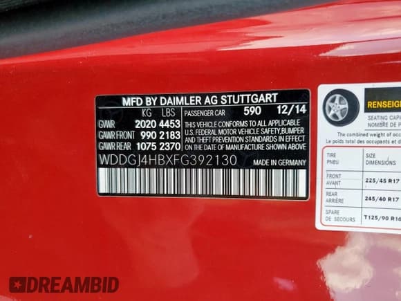 ✅ 2015 Mercedes-Benz C 250 • VIN: WDDGJ4HBXFG392130 • Lot: 84479325. Listed on Copart with 113,683 mi. Free auction sales archive from the USA and detailed vehicle history report at DreamBid. Image 12.