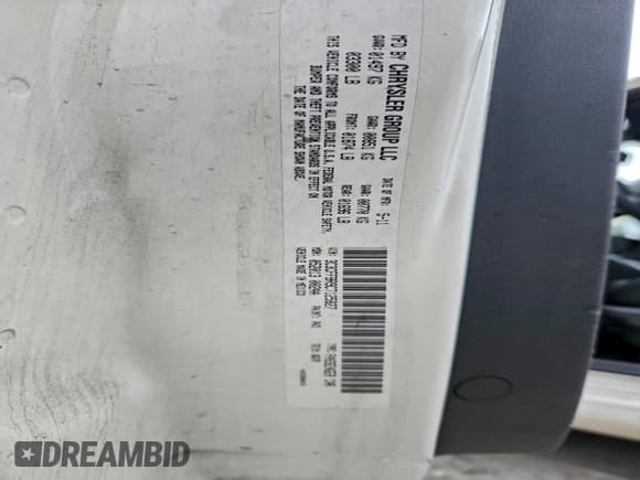 ✅ 2012 FIAT 500 Sport • VIN: 3C3CFFBR9CT125827 • Lot: 93522755. Listed on Copart with 152,551 mi. Free auction sales archive from the USA and detailed vehicle history report at DreamBid. Image 12.