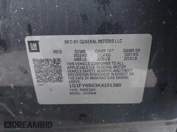 ✅ 2019 Chevrolet Bolt EV LT • VIN: 1G1FY6S03K4101380 • Lot: 42017661. Wystawiony na IAAI z przebiegiem 118 981 mil. Bezpłatny archiwum sprzedaży aukcyjnych z USA i szczegółowy raport historii pojazdu na DreamBid. Zdjęcie 9.