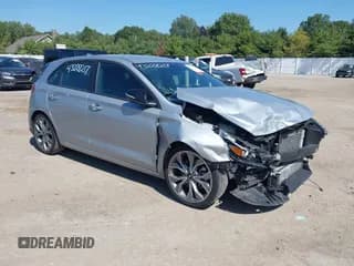 ✅ 2020 Hyundai Elantra N Line • VIN: KMHH55LC4LU143744 • Lot: 43228217. Listed on IAAI with 28,112 mi. Free auction sales archive from the USA and detailed vehicle history report at DreamBid. Image 1.