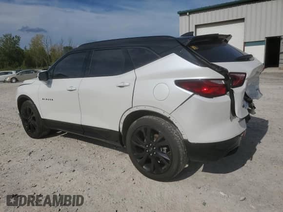 2022 Chevrolet Blazer RS z VIN 3GNKBKRS2NS197876, wystawiony jako Copart lot #66489554 z przebiegiem 33 620 mil mil oraz Szkoda całkowita • Salvage title. Historia ofert i sprzedaży dostępna na DreamBid. Obrazek 2.