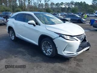 ✅ 2021 Lexus RX 450h • VIN: 2T2JGMDA3MC064471 • Lot: 43639135. Wystawiony na IAAI z przebiegiem 35 213 mil. Bezpłatny archiwum sprzedaży aukcyjnych z USA i szczegółowy raport historii pojazdu na DreamBid. Zdjęcie 1.