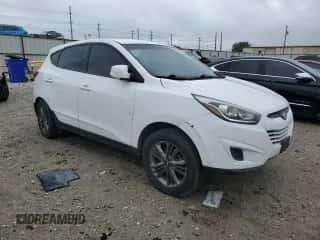 2014 Hyundai Tucson GLS z VIN KM8JT3AF8EU817843, wystawiony jako Copart lot #72648824 z przebiegiem 119 134 mil mil oraz Szkoda całkowita • Salvage title. Historia ofert i sprzedaży dostępna na DreamBid. Obrazek 4.