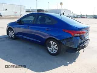 2020 Hyundai Accent SE with VIN 3KPC24A64LE109512, listed as a IAAI auction lot 43100160 with 90,816 mi miles and . Bid and sale history available at DreamBid. Image 3.