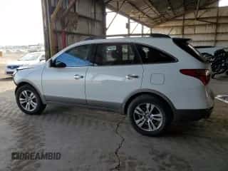 2012 Hyundai Veracruz GLS z VIN KM8NU4CC8CU193837, wystawiony jako Copart lot #81760434 z przebiegiem 128 948 mil mil oraz Szkoda całkowita • Salvage title. Historia ofert i sprzedaży dostępna na DreamBid. Obrazek 2.
