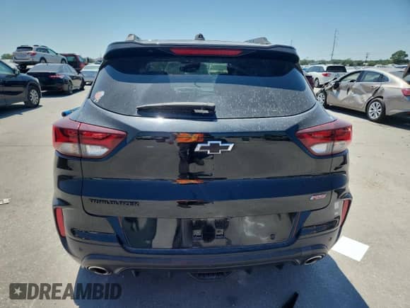 2022 Chevrolet TrailBlazer RS with VIN KL79MTSL2NB108536, listed as a Copart auction lot 71830015 with 45,341 mi miles and Salvage title. Bid and sale history available at DreamBid. Image 6.