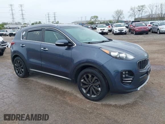 ✅ 2018 Kia Sportage EX • VIN: KNDPN3AC0J7477840 • Lot: 42162283. Listed on IAAI with 164,891 mi. Free auction sales archive from the USA and detailed vehicle history report at DreamBid. Image 1.