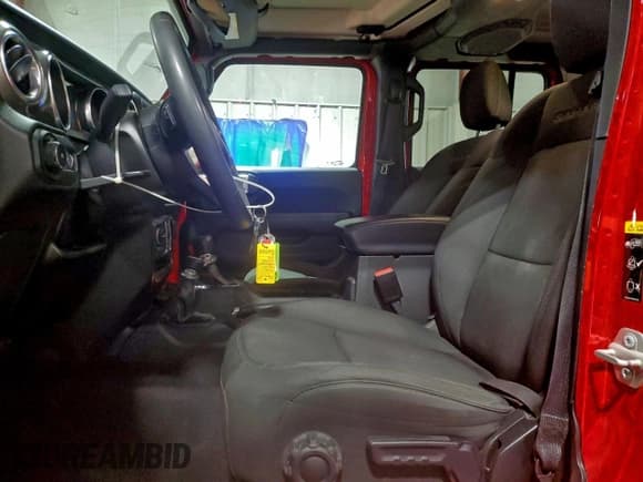 ✅ 2023 Jeep Wrangler Sahara • VIN: 1C4HJXEN9PW695048 • Лот: 95701765. Опубликован ранее на Copart с пробегом 62 693 миль. Бесплатный доступ к архиву аукционных продаж из США и подробный отчёт об истории автомобиля на DreamBid. Изображение 7.