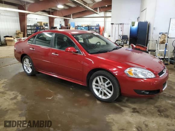 2012 Chevrolet Impala LTZ with VIN 2G1WC5E32C1274366, listed as a Copart auction lot 82264245 with Not provided miles and Clean title. Bid and sale history available at DreamBid. Image 4.