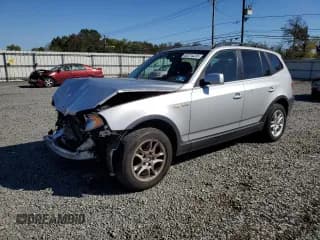 ✅ 2005 BMW X3 2.5i • VIN: WBXPA73415WC50229 • Lot: 82274235. Listed on Copart with 94,214 mi. Free auction sales archive from the USA and detailed vehicle history report at DreamBid. Image 1.