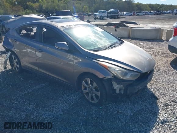 ✅ 2012 Hyundai Elantra GLS • VIN: 5NPDH4AE8CH109681 • Lot: 43493963. Listed on IAAI with 163,631 mi. Free auction sales archive from the USA and detailed vehicle history report at DreamBid. Image 1.