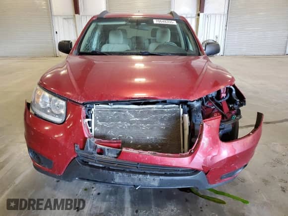 2012 Hyundai Santa Fe GLS with VIN 5XYZGDAB7CG129958, listed as a Copart auction lot 70648355 with 164,473 mi miles and Salvage title. Bid and sale history available at DreamBid. Image 5.