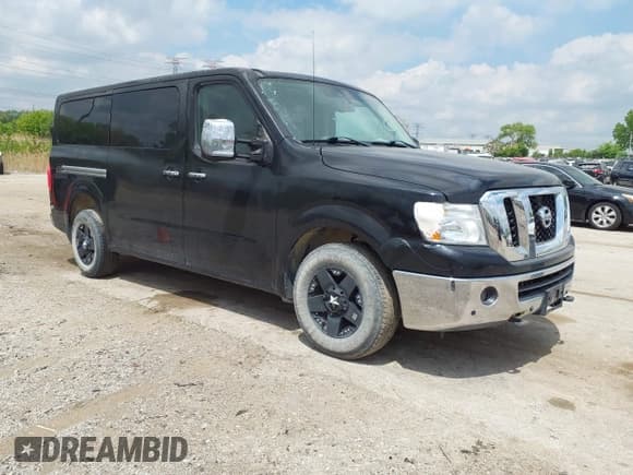 ✅ 2018 Nissan NV 3500 HD SL • VIN: 5BZAF0AA7JN850254 • Lot: 42243763. Listed on IAAI with 153,261 mi. Free auction sales archive from the USA and detailed vehicle history report at DreamBid. Image 1.