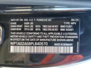 ✅ 2023 Porsche Macan S • VIN: WP1AG2A58PLB40570 • Лот: 54801095. Опубликован ранее на Copart с пробегом Не указан. Бесплатный доступ к архиву аукционных продаж из США и подробный отчёт об истории автомобиля на DreamBid. Изображение 13.