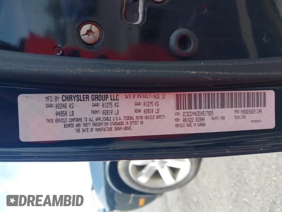 ✅ 2013 Dodge Challenger Rallye Redline • VIN: 2C3CDYAG3DH517925 • Lot: 41774052. Wystawiony na IAAI z przebiegiem 151 207 mil. Bezpłatny archiwum sprzedaży aukcyjnych z USA i szczegółowy raport historii pojazdu na DreamBid. Zdjęcie 9.