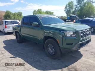 2022 Nissan Frontier SV with VIN 1N6ED1EK7NN628557, listed as a IAAI auction lot 43292655 with 41,244 mi miles and . Bid and sale history available at DreamBid. Image 1.