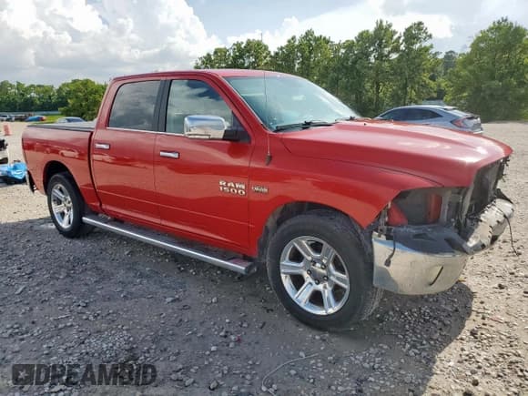 ✅ 2018 Ram 1500 Lone Star • VIN: 1C6RR6LT8JS123645 • Lot: 64962695. Listed on Copart with 158,836 mi. Free auction sales archive from the USA and detailed vehicle history report at DreamBid. Image 4.