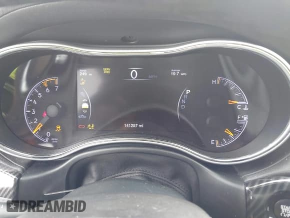 ✅ 2016 Jeep Grand Cherokee Overland • VIN: 1C4RJFCT2GC418176 • Лот: 42237631. Опубликован ранее на IAAI с пробегом 141 257 миль. Бесплатный доступ к архиву аукционных продаж из США и подробный отчёт об истории автомобиля на DreamBid. Изображение 7.