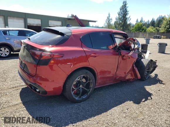 ✅ 2019 Alfa Romeo Stelvio Quadrifoglio • VIN: ZASPAKEV5K7C40044 • Lot: 66304725. Listed on Copart with Not provided. Free auction sales archive from the USA and detailed vehicle history report at DreamBid. Image 3.
