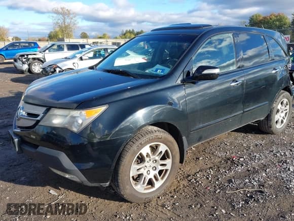 ✅ 2008 Acura MDX Technology • VIN: 2HNYD28398H530728 • Lot: 43454096. Listed on IAAI with 112,951 mi. Free auction sales archive from the USA and detailed vehicle history report at DreamBid. Image 2.