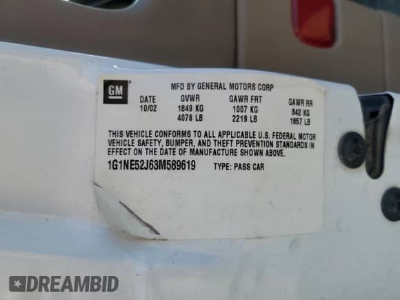 ✅ 2003 Chevrolet Malibu LS • VIN: 1G1NE52J63M589619 • Lot: 89018785. Wystawiony na Copart z przebiegiem 222 239 mil mil. Skorzystaj z bezpłatnego archiwum sprzedaży aukcyjnych z USA i zobacz szczegółowy raport historii pojazdu na DreamBid. Zdjęcie 13.