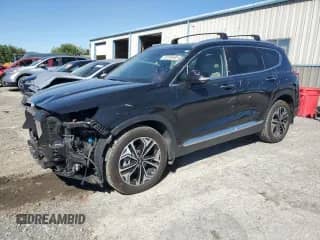 2020 Hyundai Santa Fe SEL with VIN 5NMS33AAXLH281348, listed as a Copart auction lot 82246465 with 66,486 mi miles and Salvage title. Bid and sale history available at DreamBid. Image 1.
