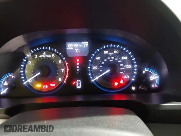 ✅ 2012 Honda Odyssey EX-L • VIN: 5FNRL5H67CB100705 • Lot: 43821207. Listed on IAAI with 105,432 mi. Free auction sales archive from the USA and detailed vehicle history report at DreamBid. Image 7.