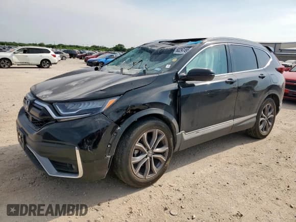 ✅ 2021 Honda CR-V Touring • VIN: 5J6RW1H95ML006518 • Lot: 60297495. Listed on Copart with 37,615 mi. Free auction sales archive from the USA and detailed vehicle history report at DreamBid. Image 1.