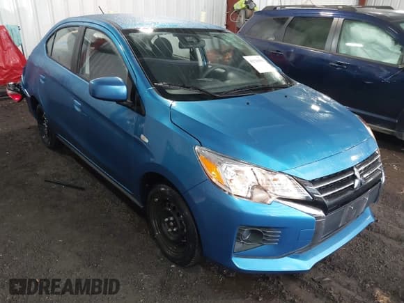 ✅ 2023 Mitsubishi Mirage ES • VIN: ML32FUFJ5PHF04902 • Lot: 42526981. Listed on IAAI with 10,537 mi. Free auction sales archive from the USA and detailed vehicle history report at DreamBid. Image 1.