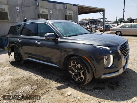2022 Hyundai Palisade Calligraphy с VIN KM8R74HE5NU423274, выставлен на аукционе Copart как лот 69466784 с пробегом 46 976 миль миль и Списание • Salvage title. История ставок и продаж доступна на DreamBid. Изображение 4.