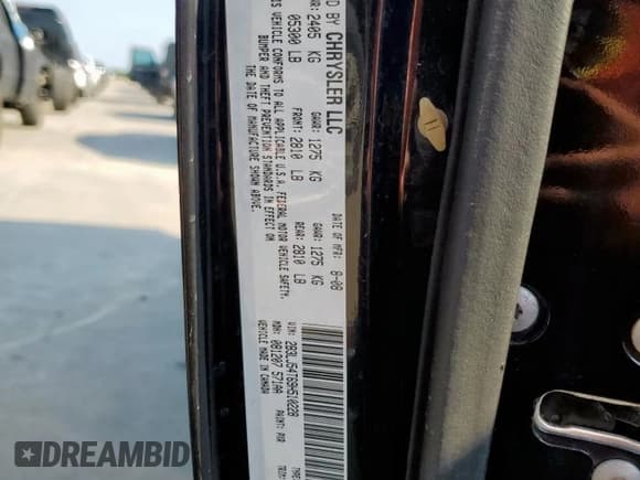 ✅ 2009 Dodge Challenger R/T • VIN: 2B3LJ54T69H510228 • Lot: 68282705. Listed on Copart with Not provided. Free auction sales archive from the USA and detailed vehicle history report at DreamBid. Image 13.