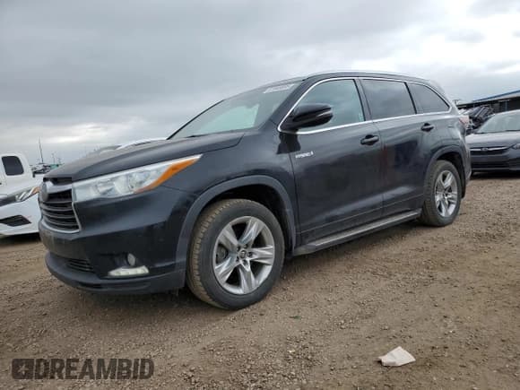 ✅ 2014 Toyota Highlander Limited • VIN: 5TDDCRFH6ES006044 • Лот: 61948895. Опубликован ранее на Copart с пробегом 153 555 миль. Бесплатный доступ к архиву аукционных продаж из США и подробный отчёт об истории автомобиля на DreamBid. Изображение 1.