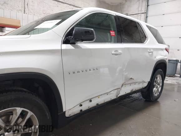 2018 Chevrolet Traverse LS with VIN 1GNEVFKW7JJ232142, listed as a IAAI auction lot 43253627 with 166,362 mi miles and . Bid and sale history available at DreamBid. Image 6.