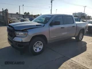 2022 Ram 1500 Tradesman with VIN 1C6SRFGT9NN282514, listed as a Copart auction lot 84974835 with 73,952 mi miles and Salvage title. Bid and sale history available at DreamBid. Image 1.