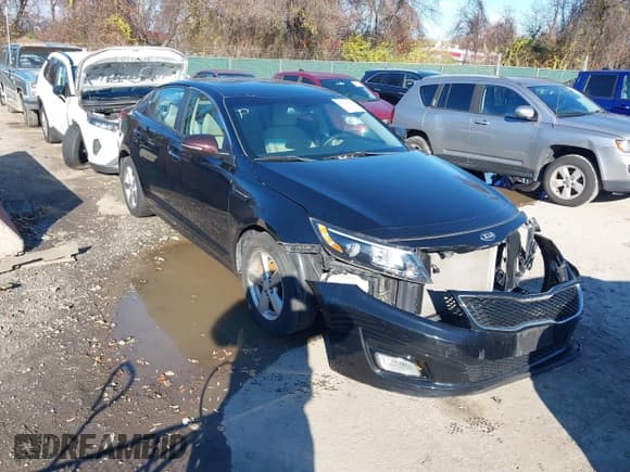 ✅ 2014 Kia Optima LX • VIN: 5XXGM4A78EG312112 • Lot: 43805503. Listed on IAAI with 116,367 mi. Free auction sales archive from the USA and detailed vehicle history report at DreamBid. Image 1.