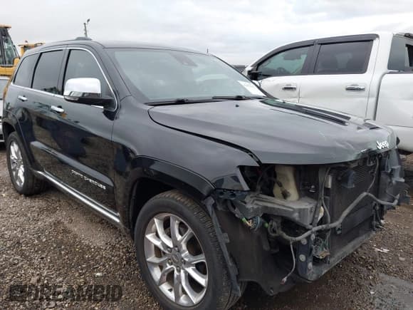 ✅ 2015 Jeep Grand Cherokee Summit • VIN: 1C4RJEJG9FC131724 • Lot: 42491343. Listed on IAAI with 131,196 mi. Free auction sales archive from the USA and detailed vehicle history report at DreamBid. Image 1.