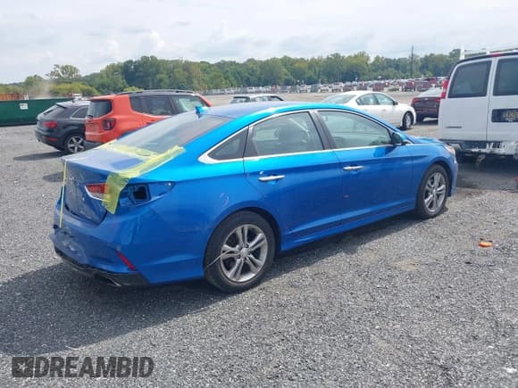 ✅ 2018 Hyundai Sonata Sport Plus • VIN: 5NPE34AF0JH648496 • Lot: 43213422. Listed on IAAI with 66,424 mi. Free auction sales archive from the USA and detailed vehicle history report at DreamBid. Image 4.