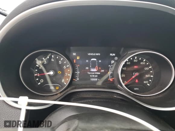 ✅ 2020 Jeep Compass Latitude • VIN: 3C4NJCBB0LT235122 • Lot: 80199425. Listed on Copart with 102,638 mi. Free auction sales archive from the USA and detailed vehicle history report at DreamBid. Image 9.