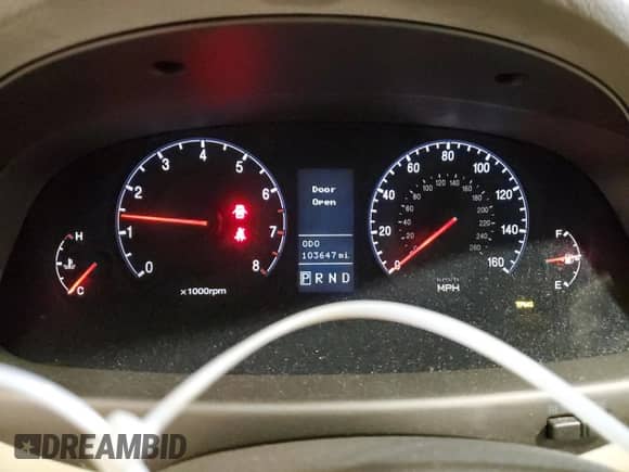 2009 Hyundai Azera GLS с VIN KMHFC46D89A349297, выставлен на аукционе Copart как лот 85777694 с пробегом 103 647 миль миль и Списание • Salvage title. История ставок и продаж доступна на DreamBid. Изображение 9.