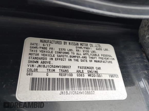 ✅ 2017 Nissan Rogue SL • VIN: JN1BJ1CR4HW108607 • Лот: 43435865. Опубликован ранее на IAAI с пробегом 79 972 миль. Бесплатный доступ к архиву аукционных продаж из США и подробный отчёт об истории автомобиля на DreamBid. Изображение 9.