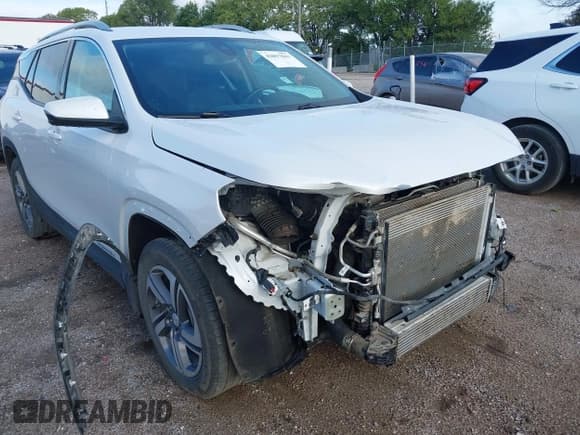 ✅ 2021 GMC Terrain SLT • VIN: 3GKALVEV0ML340484 • Лот: 42857841. Опубликован ранее на IAAI с пробегом 67 389 миль. Бесплатный доступ к архиву аукционных продаж из США и подробный отчёт об истории автомобиля на DreamBid. Изображение 1.