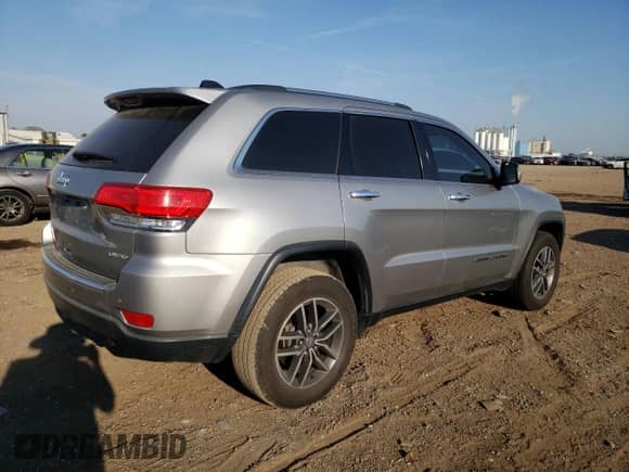 2017 Jeep Grand Cherokee Limited with VIN 1C4RJFBGXHC726623, listed as a Copart auction lot 81374745 with 119,955 mi miles and Salvage title. Bid and sale history available at DreamBid. Image 3.