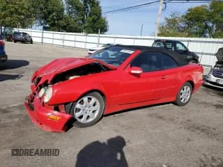 ✅ 2002 Mercedes-Benz CLK 320/430 • VIN: WDBLK65G82T112271 • Lot: 82041535. Wystawiony na Copart z przebiegiem 159 187 mil. Bezpłatny archiwum sprzedaży aukcyjnych z USA i szczegółowy raport historii pojazdu na DreamBid. Zdjęcie 1.